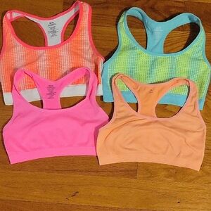 Colorful Women Sports Bras Set. As Is.